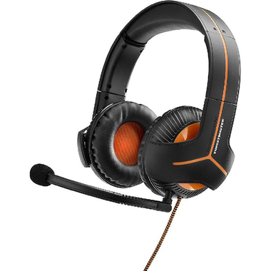 Thrustmaster Y-350CPX 7.1 Gaming Headset, Wired, 3.5 mm Connector/USB, Rotating Microphone, Black/Orange