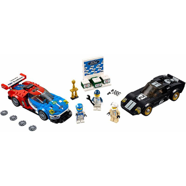 LEGO Speed Champions 2016 Ford GT & 1966 Ford GT40 Interlocking Bricks Set, 7 Years and Above