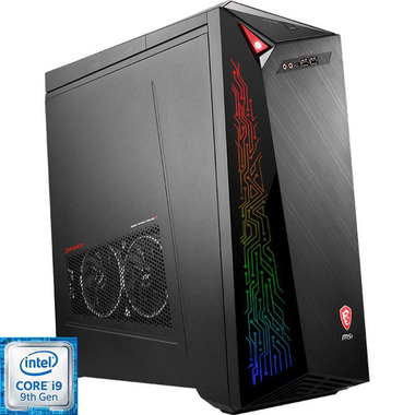 MSI Infinite X Gaming CPU, Intel Core i9-9900K (9th Gen), 64 GB RAM, NVIDIA GeForce RTX 2080Ti (11 GB), 512 GB PCIe SSD/2 TB HDD