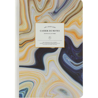 Roco Memo Notebook, Taylor Marble, A5, 40 Sheets, Lined