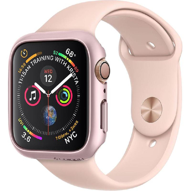 Spigen Thin Fit Smartwatch Fit Case, for Apple Watch SE 40 2nd Gen/Watch Series 7 41/Watch Series 6 40, Rose Gold