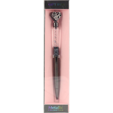 Roco Metallic Rollerball Pen, Blue Ink Color, Medium, Ballpoint