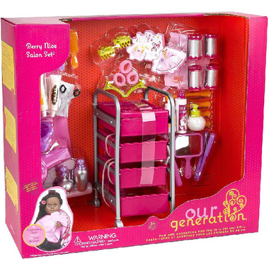 اور جينيريشن مجموعة صالون بيري نايس، ملحقات اللعب، وردي، 3 سنوات فأكثر