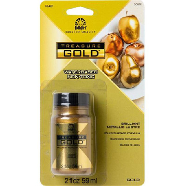 Plaid FolkArt, Leafing Paint, "One Step", Gold, 2.00 oz ( 56.83 ml )