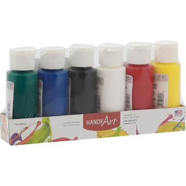 هاندي آرت استودنت مجموعة طلاء أكريليك 2.00 أوقية، 6 الوان