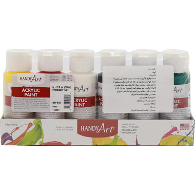 هاندي آرت استودنت مجموعة طلاء أكريليك 2.00 أوقية، 6 الوان