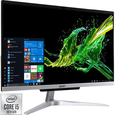 Acer Aspire C22 Aspire C22-960 (English) Desktop Computer, 21.5", Intel Core i5-10210U (10th Gen), Intel HD Graphics 620, 1 TB HDD, 8 GB RAM,
