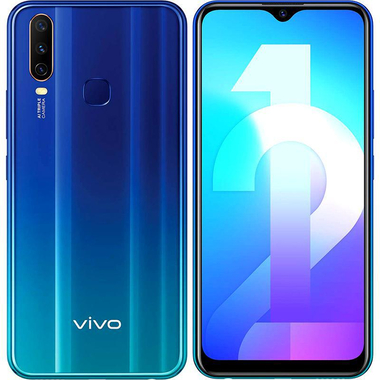 vivo Y12, 64 GB, Aqua Blue, 4G LTE