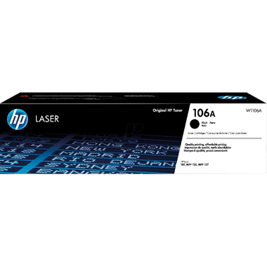 HP 106A Laser Toner, Black