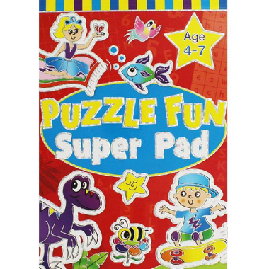 Puzzle Fun Super Pad, Ages 4-7