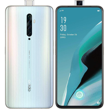 اوبو رينو 2 اف، 128 جيجابايت، 8 جيجابايت رام، أبيض سمائي 4‎G LTE، (ميدياتك ام تي 6771 (هيليو بي70