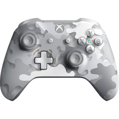 Microsoft Arctic Camo Controller Special Edition, Wireless, for Xbox One, Camouflage (Grey/White)