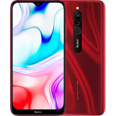 Xiaomi Redmi 8, 64 GB, Ruby Red, 4G LTE