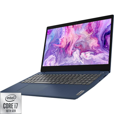 Lenovo IdeaPad 3 15IML05 Laptop, 15.6", Intel Core i7-10510U (10th Gen), NVIDIA GeForce MX330 (2 GB), 128 GB PCIe NVMe M.2 SSD/1 TB HDD