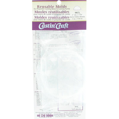 Environmental Technology Reusable Mould, Round, White,