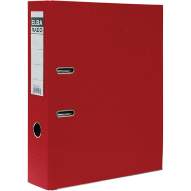Elba Standard Box File, 6 cm, F4/A4, Red, Polypropylene/Pressboard