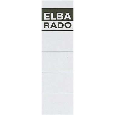 Elba File Labels, 44 mm X 159 mm, Rectangle, White, 10 Labels