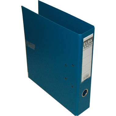 Elba Standard Box File, 6 cm, A4, Blue, PVC Material