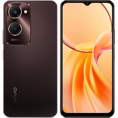 vivo Y28s 5G, 128 GB, 6 GB RAM, Mocha Brown, 5G, MediaTek Dimensity 6300