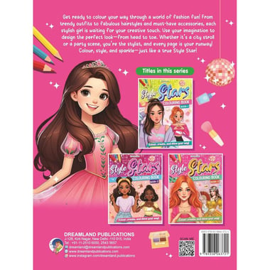 ‎Style Star: Colouring Book for Girls، Book ‎3‎ ‎-‎ Colour، Create‎