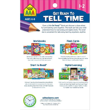 Get Ready to Tell Time! Ages ‎6‎‎-‎8‎ ‎1‎-2