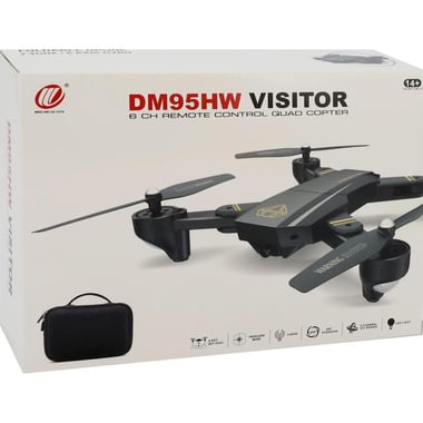 Drone Visitor RC (Remote Control) Vehicle, Black, 14 Years and Above