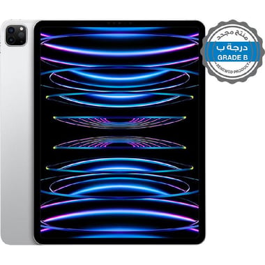 Renewed Grade B Apple iPad Pro 12.9 M2 2022, Tablet - Wi-Fi, 12.9", 128 GB, 8-core CPU, Silver