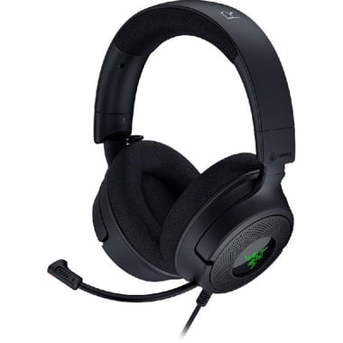 ريزر كراكين في 4 أكس كروما RGB سماعة رأس للالعاب، عزل الضوضاء السلبي، سلكي، يو اس  بي، ميكروفون قابل للسحب، اسود