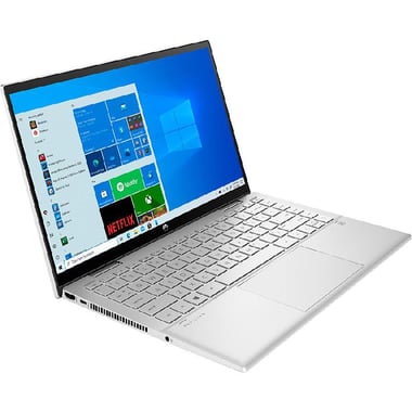 اتش  بي بافيليون x360 لابتوب 2 في 1 متحول، 14 بوصة، انتل كور آي 7، 16 جيجابايت رام، تخزين ‎1‎ تيرابايت SSD PCIe NVMe M.2، ويندوز 11، قابل للطي مع ستايلس