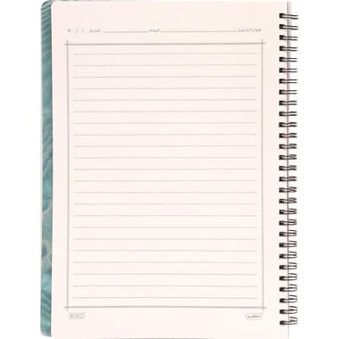 Roco Notebook, 18.5 X 25.5 cm, 200 Pages (100 Sheets), Single Ruled, Assorted Prints, Color and Design May Vary