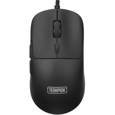 Techpick MO-515WA Gaming Mouse, Wired, Optical, DPI 1200 up to 12000, Black