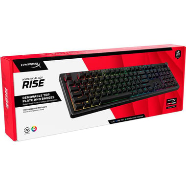 HyperX Alloy Rise Gaming Mechanical Keyboard, Wired, for Laptop/Desktop Computer/Gaming Desktop Computer/CPU Windows OS, Black