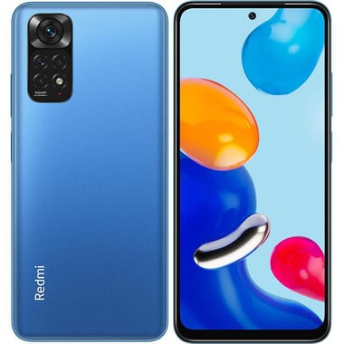شاومي ريدمي نوت 11، 128 جيجابايت، 4 جيجابايت رام، أزرق الشفق 4‎G LTE، كوالكوم سناب دراغون 680 6 nm