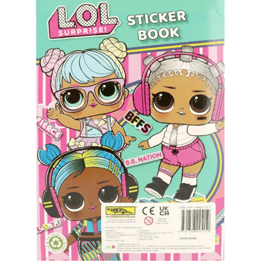 L.O.L. Surprise! Sticker Book - Lots of Re-usable Stickers Inside!
