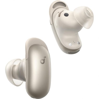 Anker Liberty 5 Pro Max Earbuds, Active Noise Cancelling, Bluetooth, Built-in Microphone, Gold