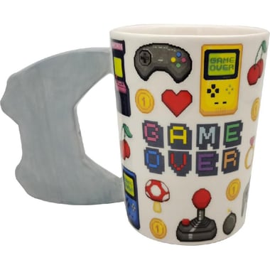 Mug, Game Controller, Hot/Cold, 16.00 oz ( 454.61 ml ), Beige