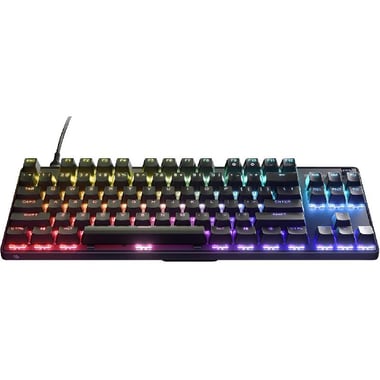 SteelSeries Apex 9 TKL US Mechanical (Optipoint) Linear Optical Switch Gaming Keyboard, Wired, for Laptop/PC Desktop Computer/CPU, Black