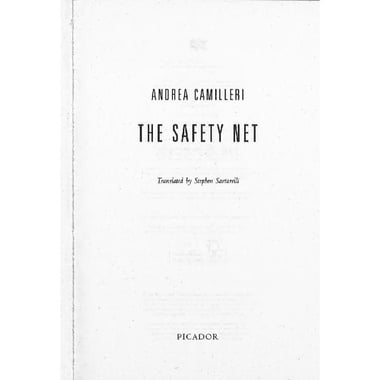 The Safety Net، Novel 25 (An Inspector Montalbano Mystery)