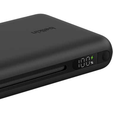 Belkin UltraCharge Laptop Power Bank 25000 mAh, 140W, PD Fast Charging, 25000 mAh, 2 USB (1X USB-A/1X USB-C), Black