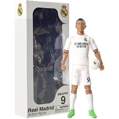 Real Madrid - Mbappe Toy Collectible, White, 3 Years and Above