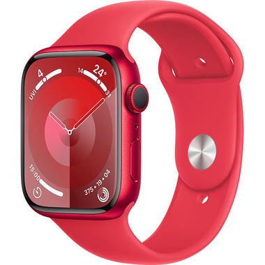Apple Watch Series 9 41 Smartwatch, GPS, Product (Red) Aluminum Case, Product (Red) Sport Band - M/L