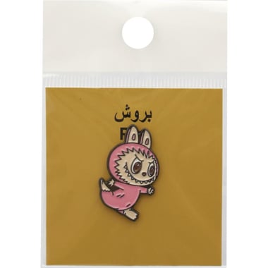 3D Labubu - Pin Souvenir, Pink
