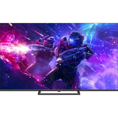 Haier 65" Smart TV, 4K QLED, 60 Hz, Black, S80