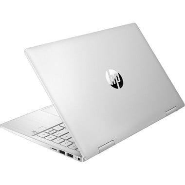 اتش  بي بافيليون x360 لابتوب 2 في 1 متحول، 14 بوصة، انتل كور آي 5، 8 جيجابايت رام، 512 جيجابايت اس اس دي PCIe NVMe M.2، ويندوز 11، انتل ايريس اكس اي جرافيكس، قابل للطي