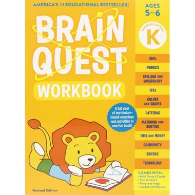 Workbook Kindergarten، Ages ‎5‎‎-‎6‎، Revised Edition