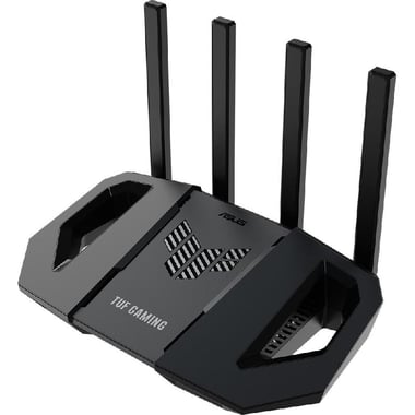 اسوس BE3600‎‎ تي يو اف جيمنغ راوتر ألعاب، حتى 3600 ميجابت في الثانية، (5 جيجاهرتز‎/‎نطاق مزدوج (2.4 جيجاهرتز، فاي‎-‎واي ‎7‎ (802‎.11‎a‎/‎b/g/n/ac/ax/be)، (وان‎/‎منفذ 3 (لان)/منفذ 2 (لان، وان‎/‎3 منفذ جي بي اي لان/2 منفذ جي بي اي لان، اسود