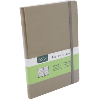 روكو دفتر يوميات، 14 × 20 سم، (192 صفحة (96 ورقة، مسطر، رمادي