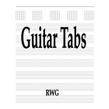 Guitar Tabs: 200 Pages 8.5` X 11`