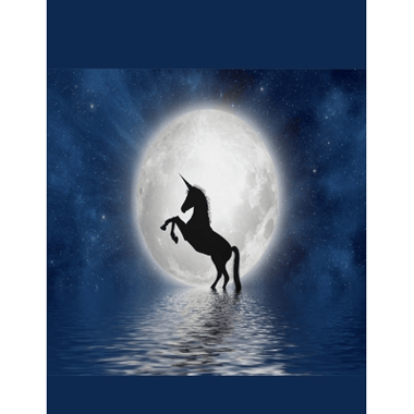 Reindeer Notebook: 100 Pages 8.5` X 11` Wide Ruled Line Paper