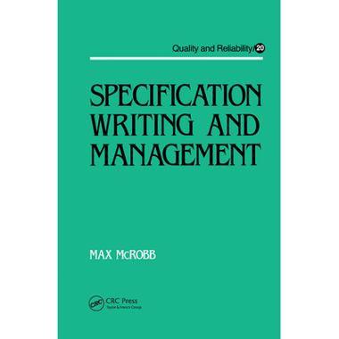 Specification Writing and Management